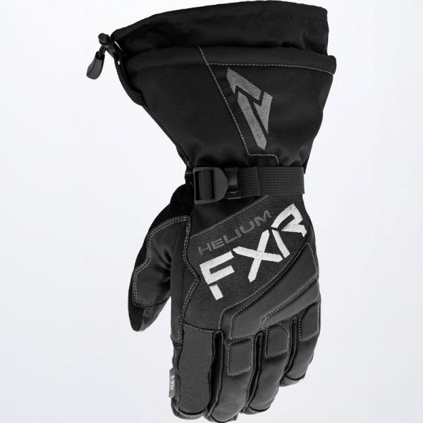 Gloves FXR Hybrid Helium Leather Snowmobil Gauntlet Black