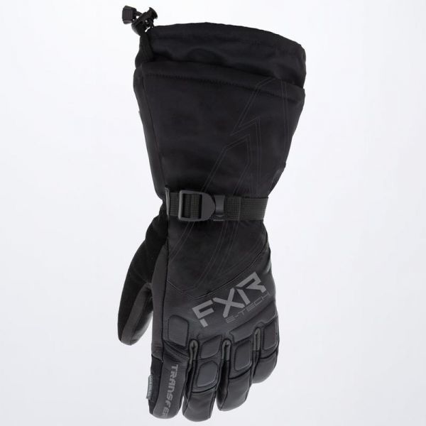 Gloves FXR Transfer E-Tech Gauntlet Snowmobil Gloves Black