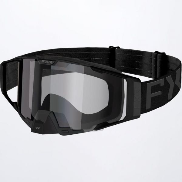 Goggles FXR Combat Cold Stop Clear Snowmobil Goggle Black Ops
