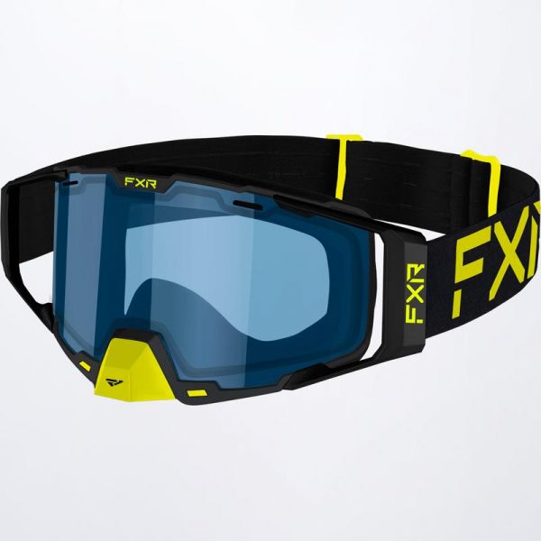 Goggles FXR Combat Snowmobil Goggle Hi Vis/Black