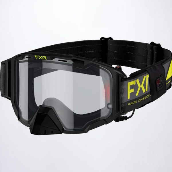 Goggles FXR Maverick Cordless Electric Snowmobil Goggle Hi Vis/Black
