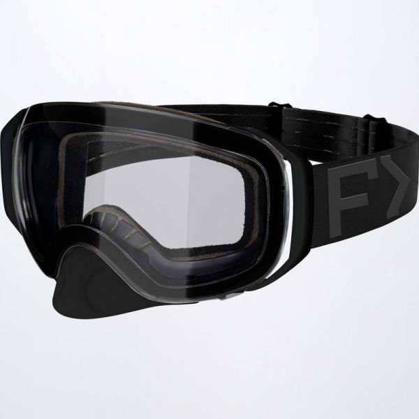 Goggles FXR Ride X  Spherical Clear Snowmobil Goggle Black Ops