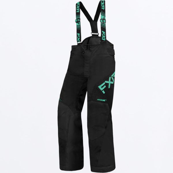 Pantaloni Snow - Copii FXR Pantaloni Snowmobil Child Insulated Clutch Black/Mint 23