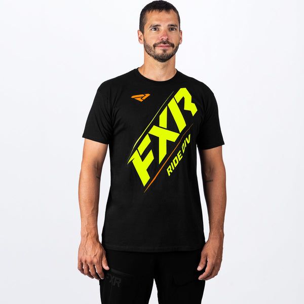 Casual T-shirts/Shirts FXR CX Premium T-Shirt Black/Inferno