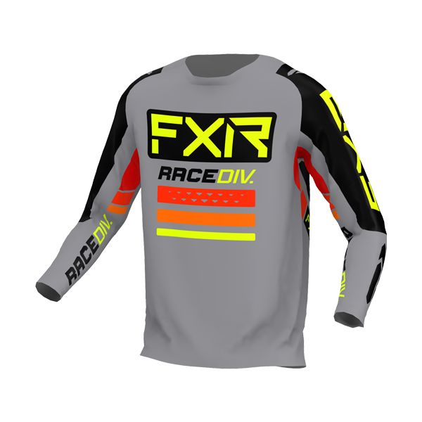  FXR Clutch Pro MX Jersey Grey/Black/Hivis