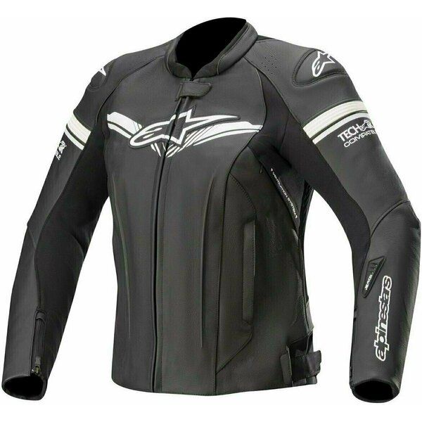 Leather Womens Jackets Alpinestars Stella GP R Tech Air Compatible Bl/Wh Lady Leather Jacket