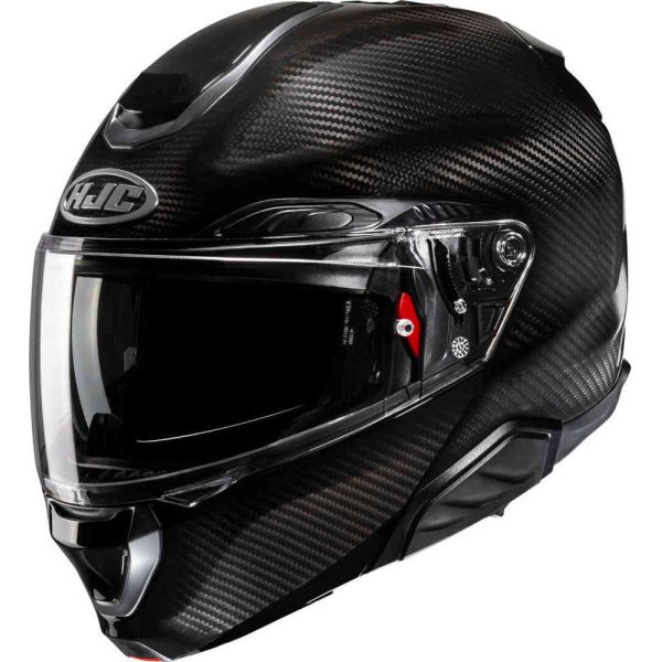 Flip up helmets HJC Flip-Up Moto Helmet RPHA 91 Carbon Solid Black 24