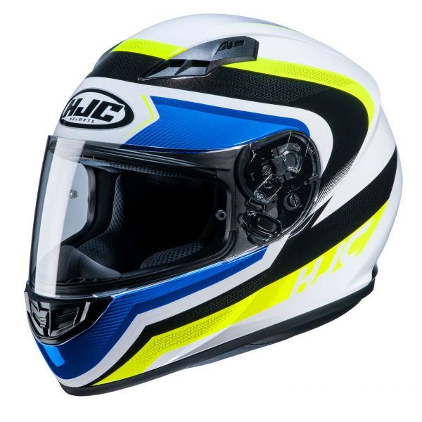 Full face helmets HJC Moto Helmet Full-Face CS-15 Rako Yellow Fluo
