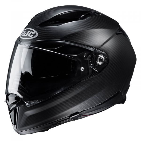Full face helmets HJC Moto Helmet Full-Face F70 Carbon Solid Black Matt