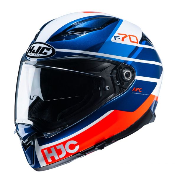 Full face helmets HJC Moto Helmet Full-Face F70 Tino Blue