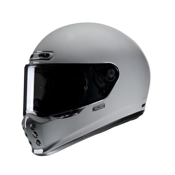 Full face helmets HJC Full-Face Moto Helmet V10 Solid Grey Glossy 24