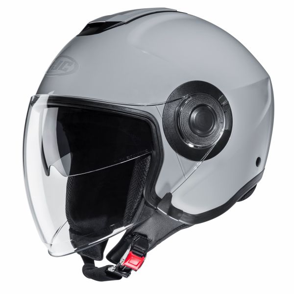  HJC Moto Helmet Jet i40 Solid Lucios Grey