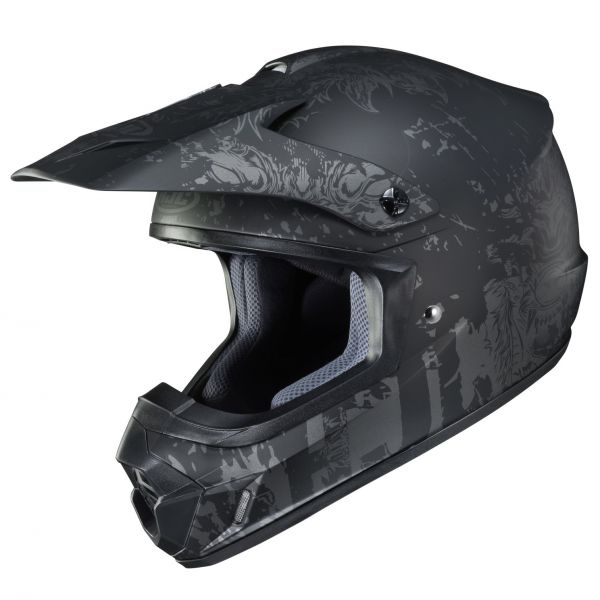 Helmets MX-Enduro HJC Moto Helmet MX CS-MX II Creeper Black