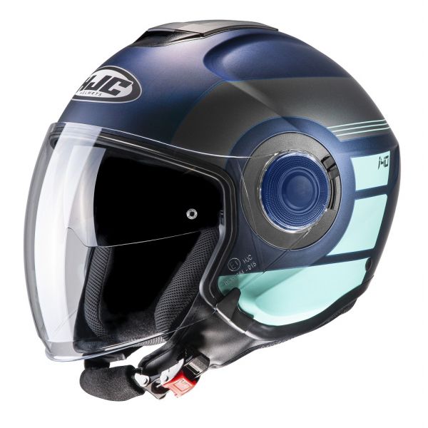  HJC Helmet Open Face i40 Spina Black/Blue