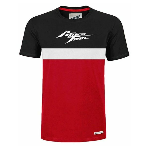 Casual T-shirts/Shirts Honda Africa Twin T-Shirt Red/White/Black