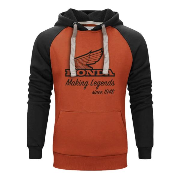 Casual jackets Honda Making Legends Hoodie Orange/Black