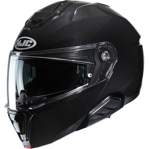 Flip up helmets HJC Flip-Up Moto Helmeti91 Solid Black Glossy 24
