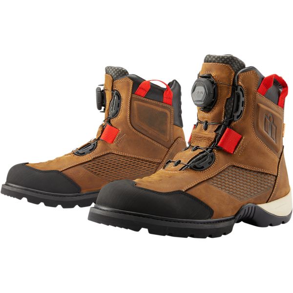 Adventure/Touring Boots Icon Moto Boots Stormhawk Brown
