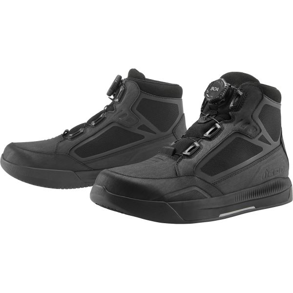 Short boots Icon Boot Patrol3 Waterproof Ce Black