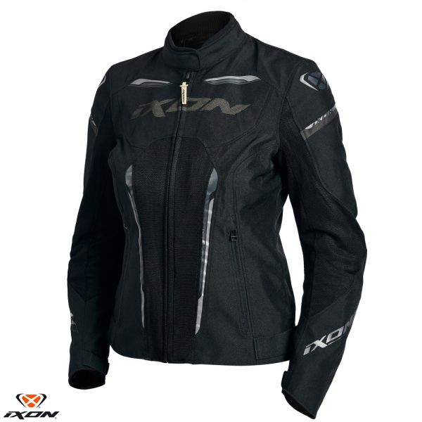  Ixon Lady Moto Textile/Jacket Striker Air WP LS Black 24