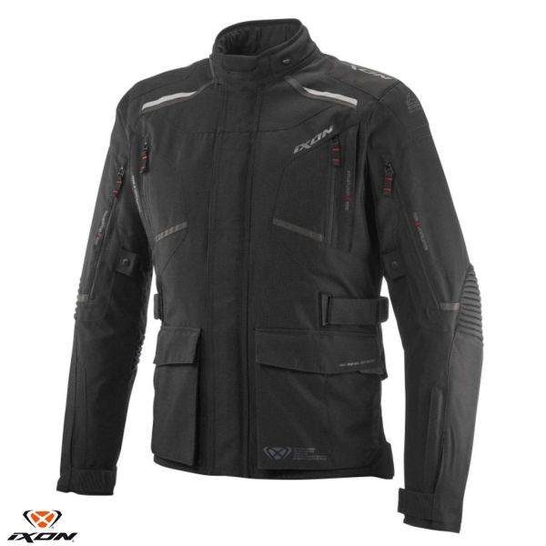 Textile jackets Ixon Textile Moto Jacket Touring Midgard MS Black 24