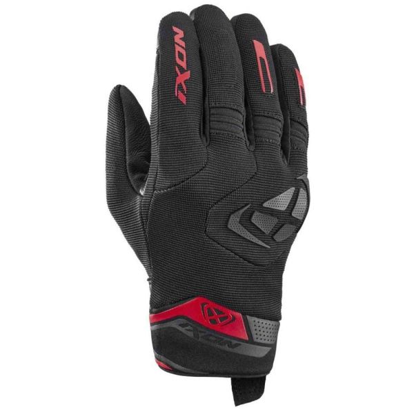 Gloves Racing Ixon Textile Moto Gloves Mig 2 LS Black/Red 24