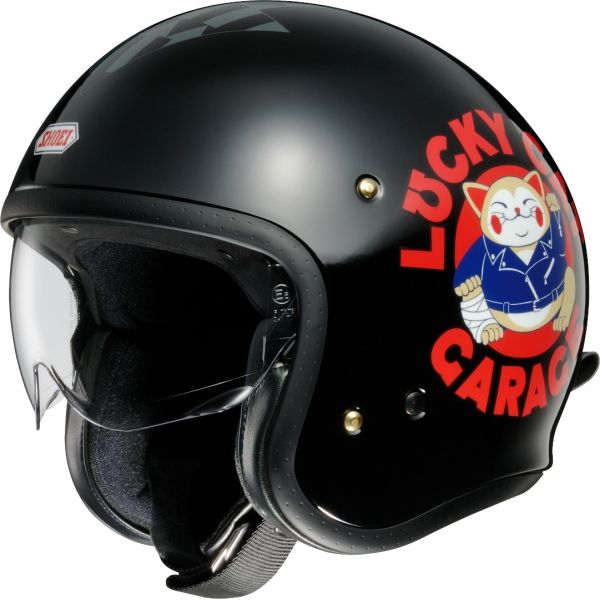  SHOEI Jet/Open Face Moto Helmet J.Lucky Cat Garage TC-5 2022