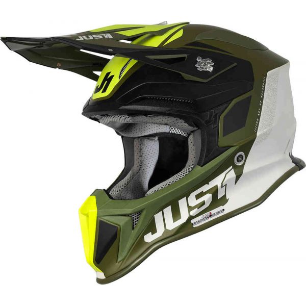 Helmets MX-Enduro Just1 Helmet J18 MIPS Pulsar Army Green/Black