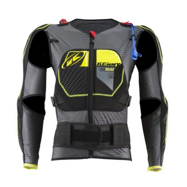 Protection Jackets Kenny Titanium Black/ Neon Yellow S9 Armour