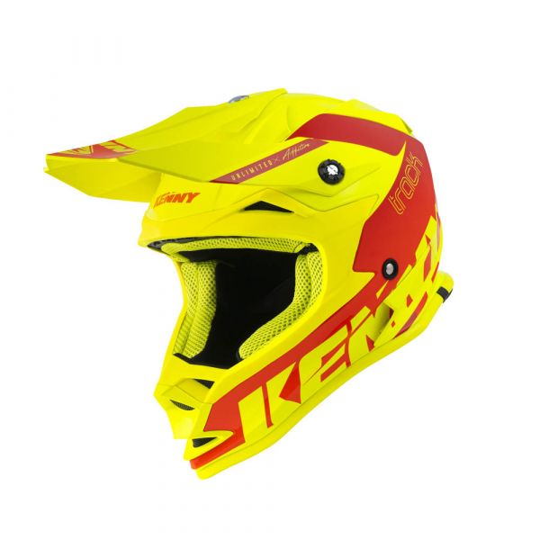 Kids Helmets MX-Enduro Kenny Helmet Enduro Copii Track Neon Yellow