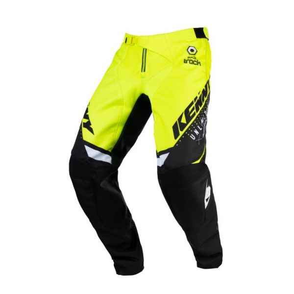 Pants MX-Enduro Kenny Moto MX Focus Track Adult Neon Yellow Pants