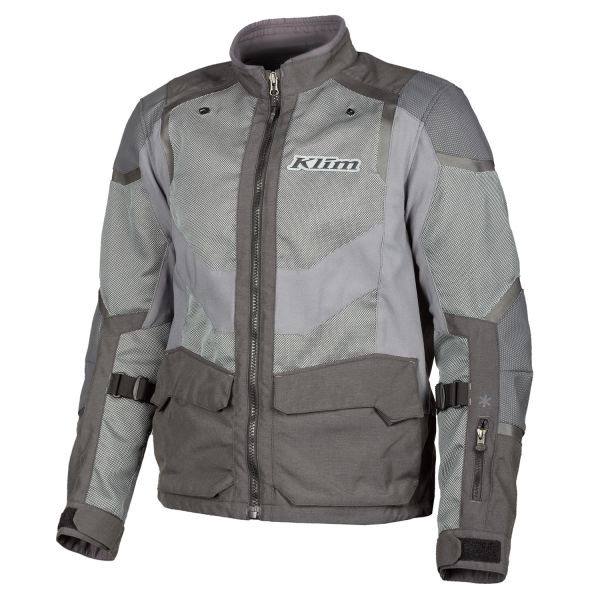 Textile jackets Klim Touring Moto Baja S4 Textile Jacket Monument Gray