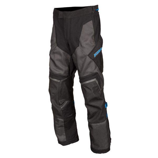 Textile pants Klim Baja S4 Moto Textile Pant Black/Kinetik Blue