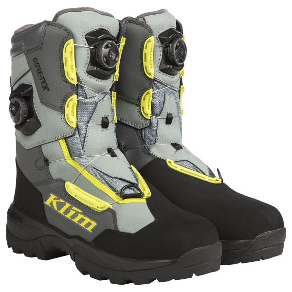 Boots Klim Snowmobil Adrenaline Pro GTX BOA Hi-Vis Boots