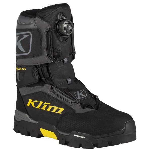  Klim Snow Boots Klutch GTX BOA Boot Black