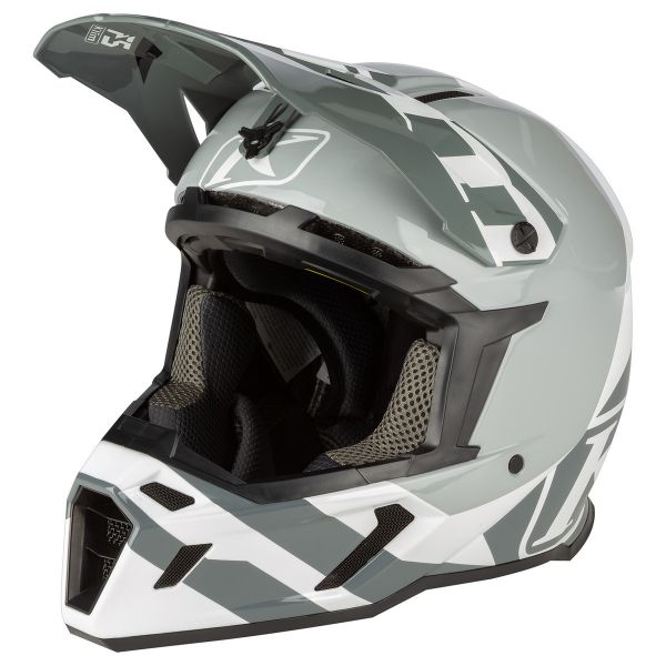 Helmets MX-Enduro Klim Moto MX F5 Koroyd Helmet ECE/DOT Ascent Monument Gray