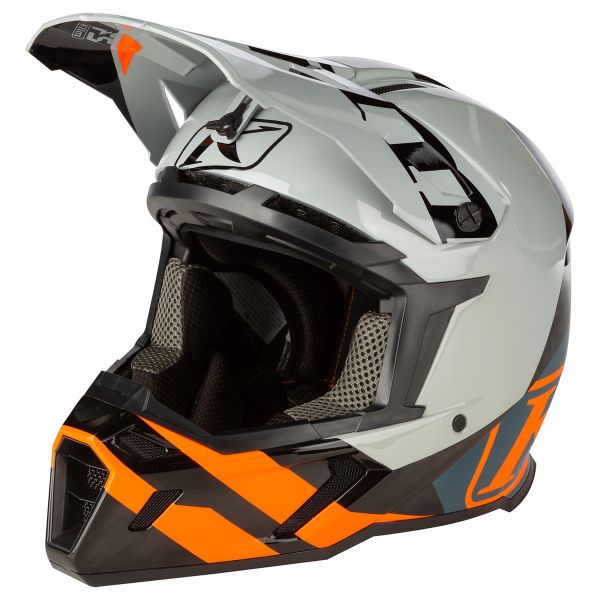Helmets MX-Enduro Klim Moto MX F5 Koroyd Helmet ECE/DOT Ascent Striking Petrol