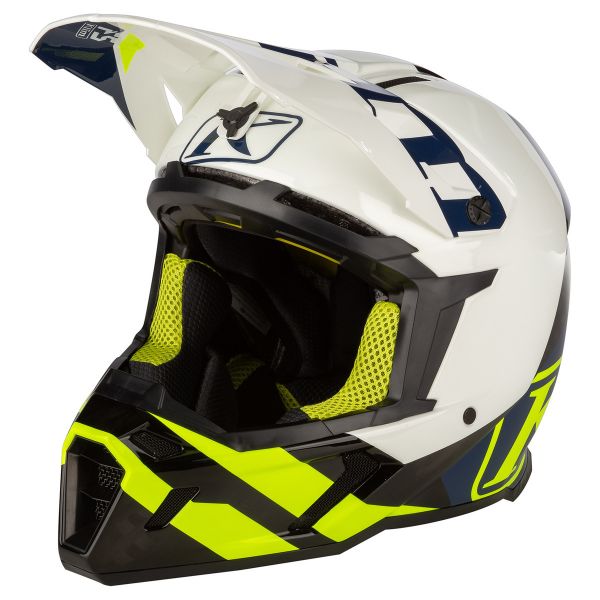 Helmets MX-Enduro Klim Moto MX F5 Koroyd Helmet ECE/DOT Ascent Vivid Blue