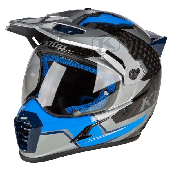  Klim Krios Pro Moto Helmet ECE Ventura Electric Blue
