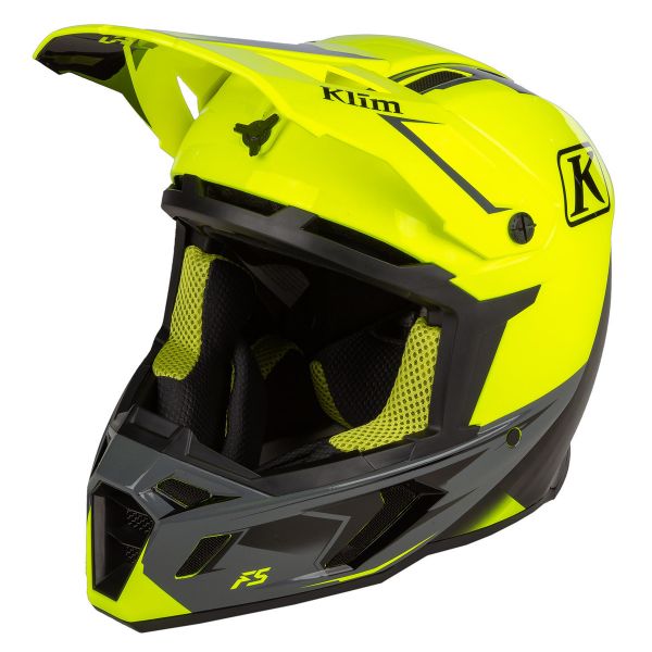 Helmets MX-Enduro Klim Enduro Helmet F5 ECE Only Legion Hi-Vis