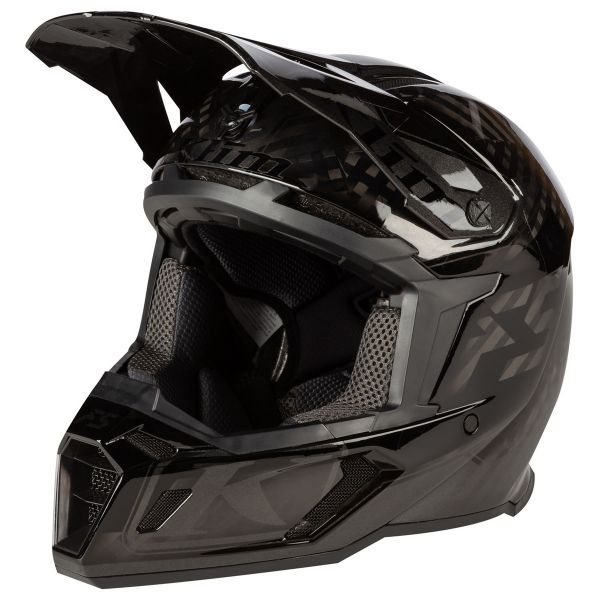 Casti Cross-Enduro Klim Casca Moto Enduro F5 Helmet ECE Shred Black Asphalt