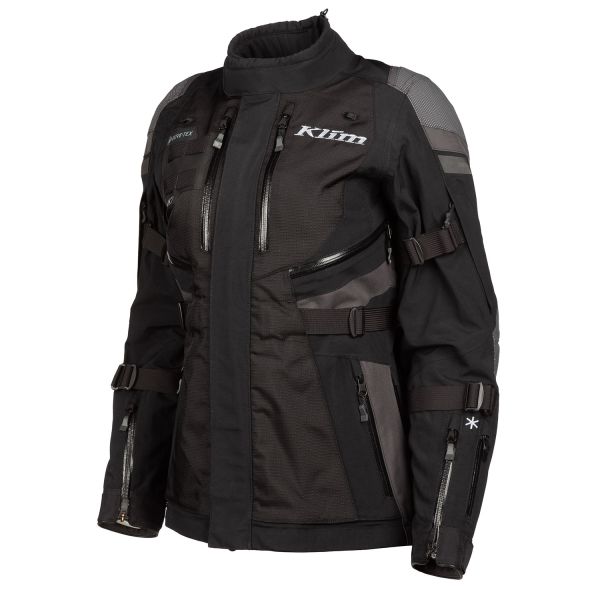  Klim Women Moto Textile Jacket Marrakesh Stealth Black 