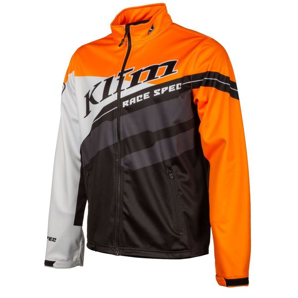 Jackets Klim Non-Insulated Snowmobil  Jacket Race Spec Strike Orange