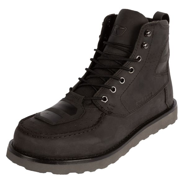 Short boots Klim Blak Jak Tanner Negru Leather Boots