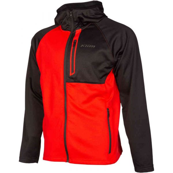 Casual jackets Klim Alpha Hoodie High Risk Red/Black