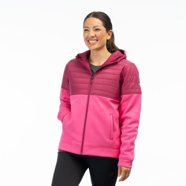 Casual jackets Klim Granite Canyon Insulated Hoodie Punch Pink/Raspberry Radiance 24