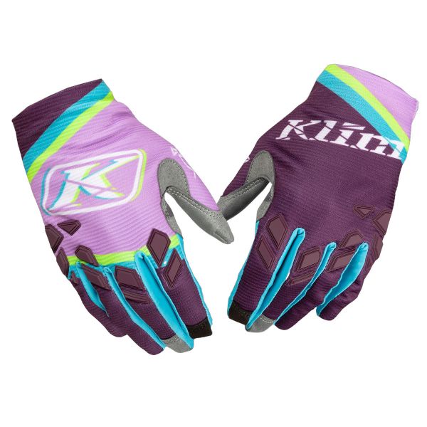 Gloves MX-Enduro Klim Women's XC Lite Glove Shattered Purple