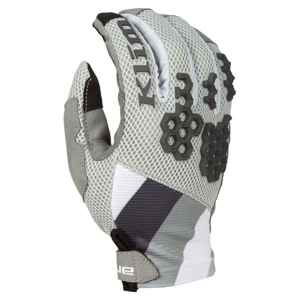 Gloves MX-Enduro Klim Mojave Glove Cool Gray 