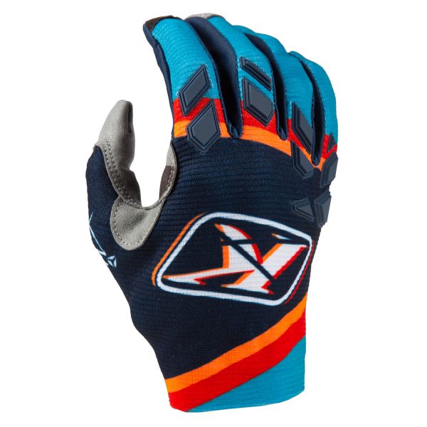 Gloves MX-Enduro Klim Moto MX Gloves Lady XC Lite Shattered Blue