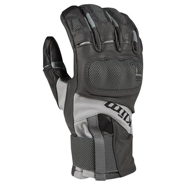 Gloves Touring Klim Adventure GTX Short Glove Asphalt